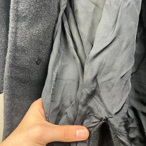 Ermenegildo Zegna Soft Wool Trench Coat Size M - Picture 8 of 8